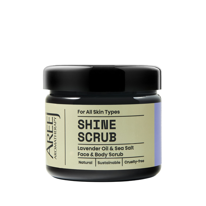 Areej Aromatherapy Shine Lavander Oil & Sea Salt Foot&Body Scrub 200g