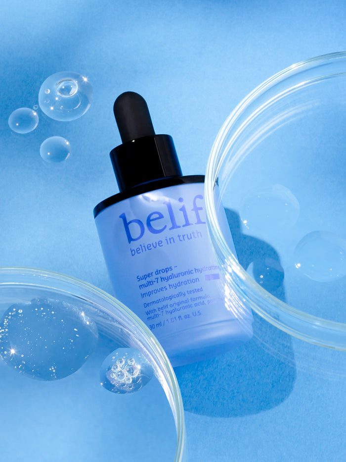 Belif Super Drops Multi-7 Hyaluronic Hydrating Serum 30ml | GlamTouch UK