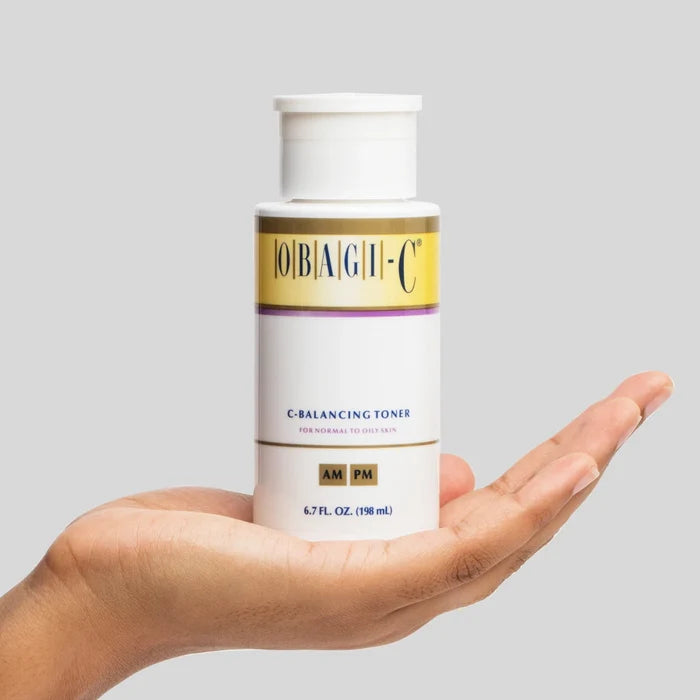 C-Balancing Toner In Model Hand