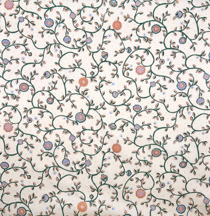 China Seas Fabric: Kazoo - Custom Cream / Multi on 100% Cotton