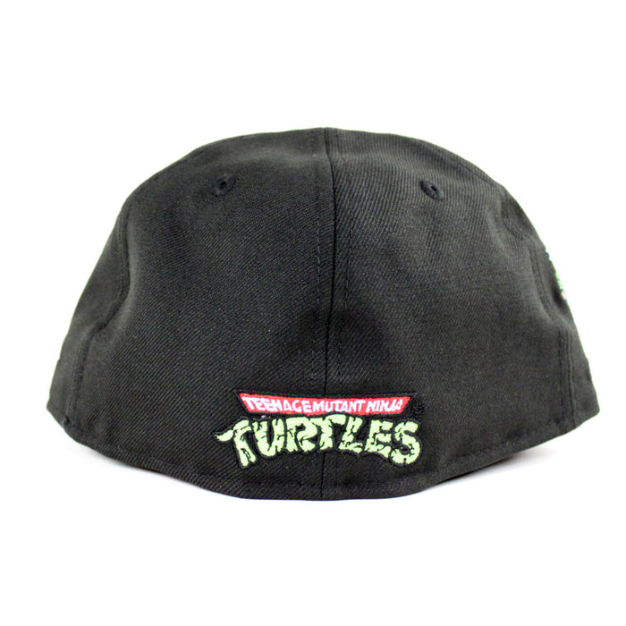 Cowabungapizza The Teenage Mutant Ninja Turtles New Era 59Fifty Fitted Hat (BLACK PINK Under Brim)