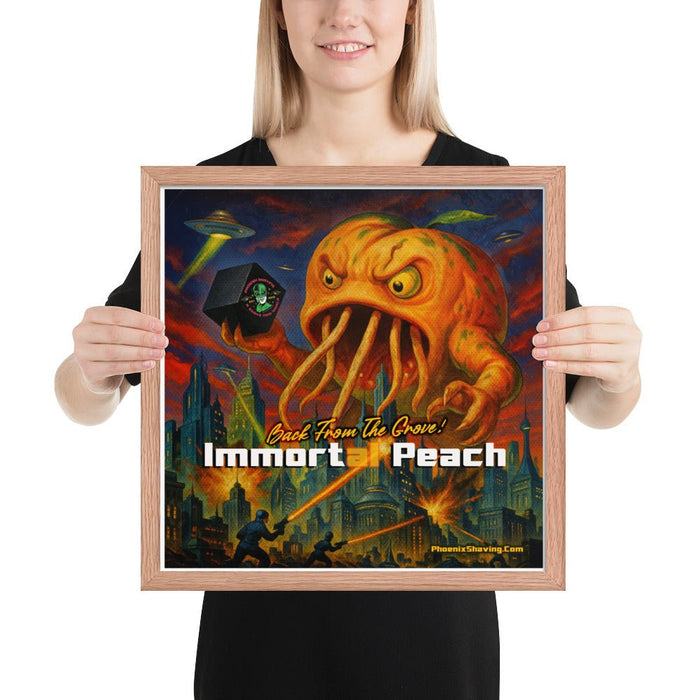 IMMORTAL PEACH: THE FRAMED PRINT! | Available In Multiple Sizes! - Phoenix Artisan Accoutrements