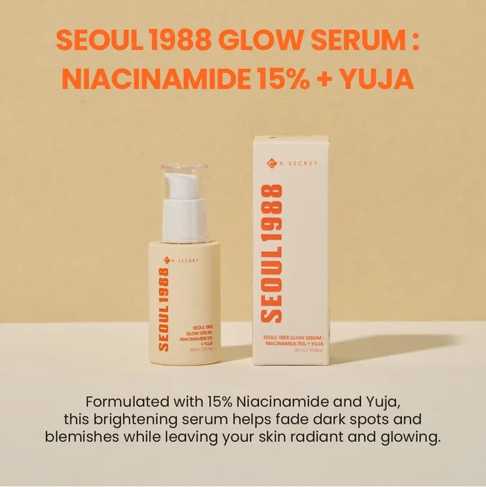 K-Secret Seoul 1988 Glow Serum Niacinamide15%+Yuja 30Ml