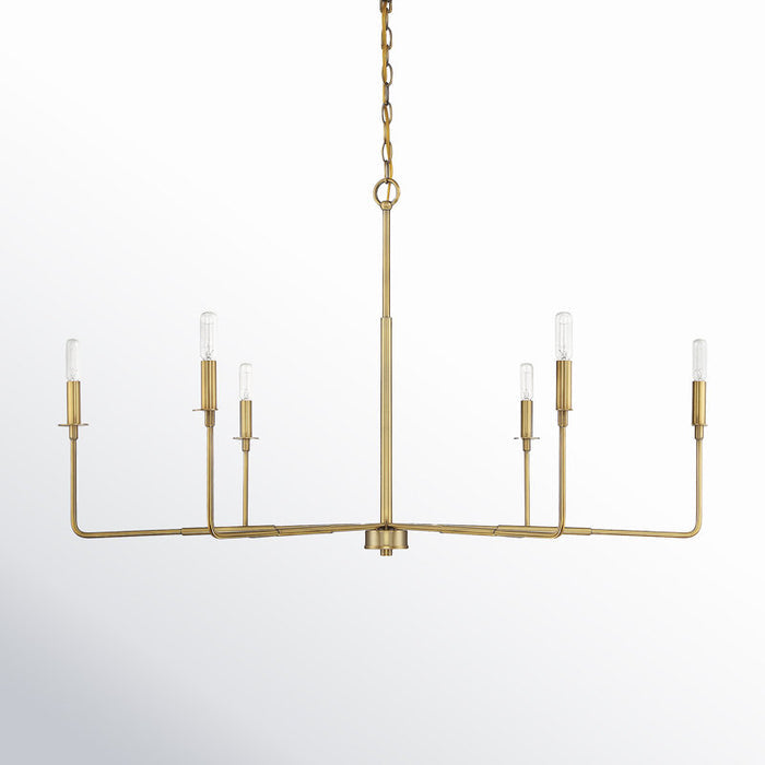 Lustre classique Alysa 6 - Style bougie