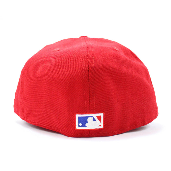 Montreal Expos 35TH ANNIVERSARY New Era Fitted 59Fifty Hat (RED PINK Under Brim)