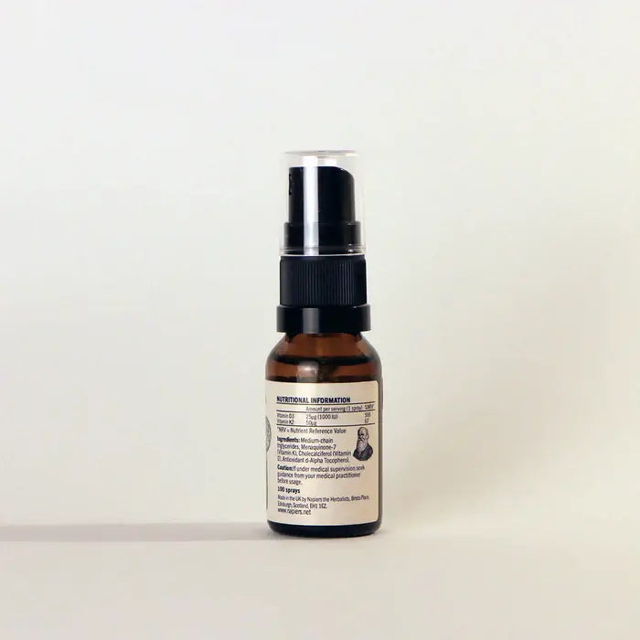 Napiers Vitamin D3 (25mcg) & K2 (50mcg) Spray 15ml