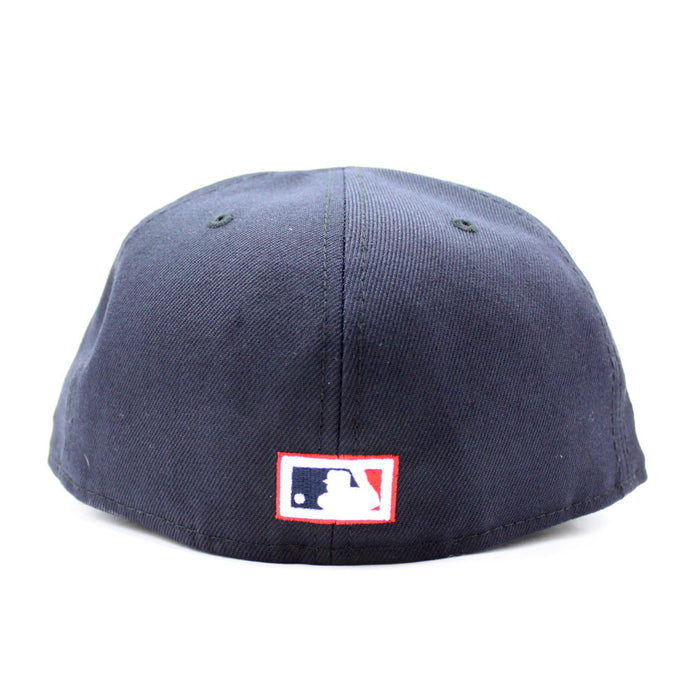 New York Yankees 1999 World Series New Era 59Fifty Fitted Hat (Small Logo Navy RED Under Brim)