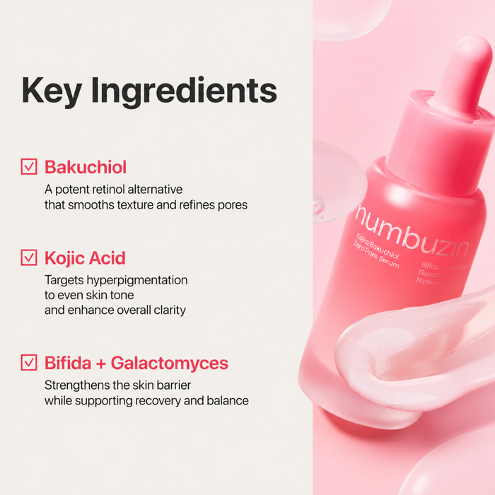 NUMBUZIN No.3 Bifida Bakuchiol Zero Pore Serum 30ml