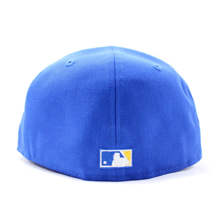 Oakland Athletics 1989 World Series Battle of The Bay New Era 59Fifty Fitted Hat (Blue Light Yellow Under Brim)
