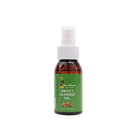 Raw African Sweet Almond Oil Green
