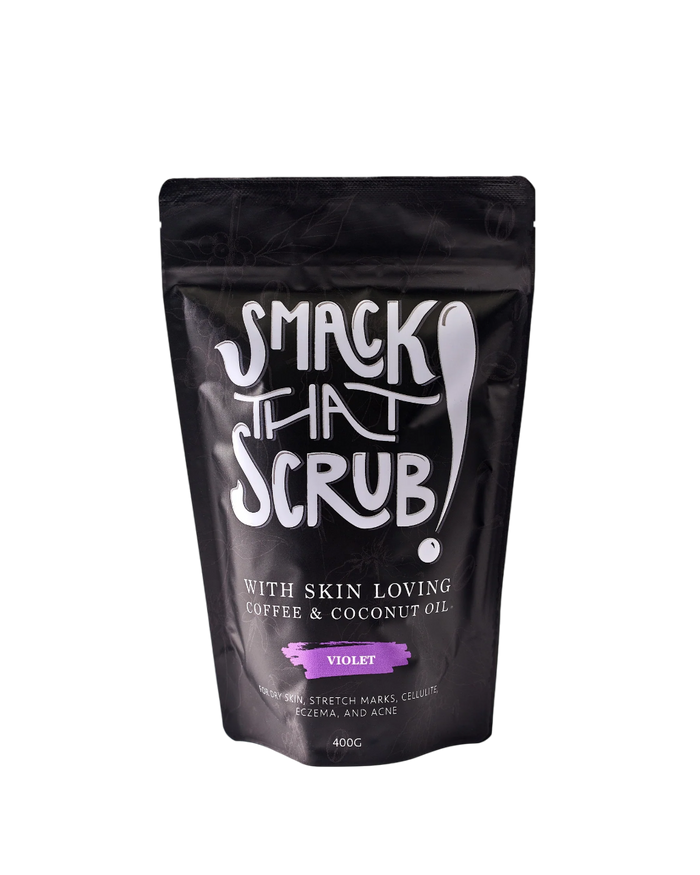 Smack That Scrub Coffee & Coconut Oil Violet Body Scrub 300g