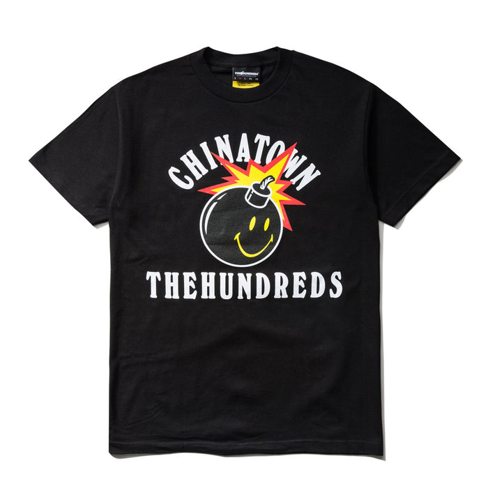 The Hundreds x Chinatown Market Happy Adam T-Shirt (Black)
