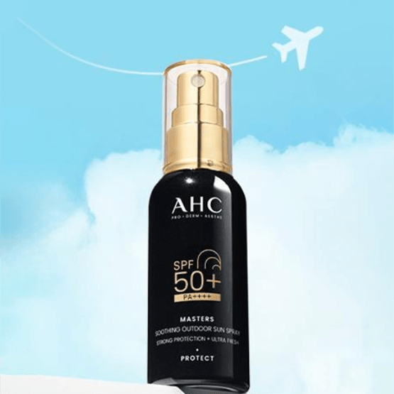 [AHC] Masters Soothing Outdoor Sun Spray SPF 50+ PA++++ 55ml - Ballagrio