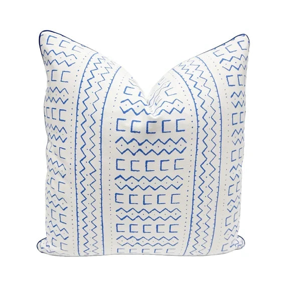 Alan Campbell Fabric: Beau Rivage - Custom Orange on White Suncloth (OUTDOOR)