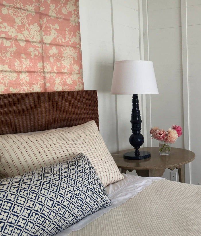 Alan Campbell Fabric: SoHo - Inca Gold Orange Dot on Tinted Belgian Linen / Cotton