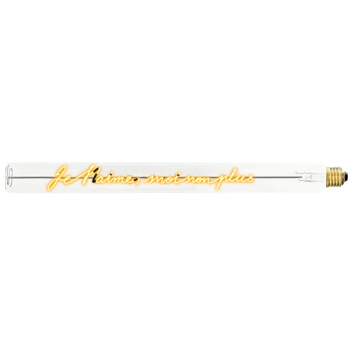 Ampoule décorative LED “Je t'aime moi non plus” – Message In The Tube - Elements Lighting