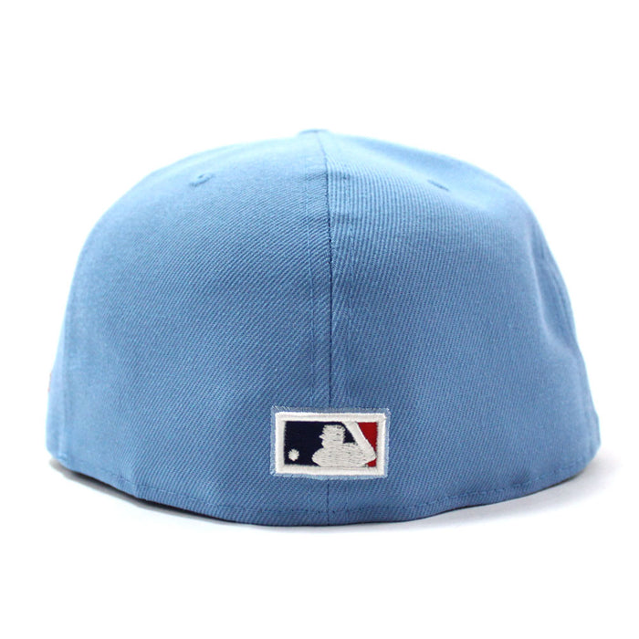 Anaheim Angels 50th Anniversary New Era 59Fifty Fitted Hat (Light blue Tan Under Brim)