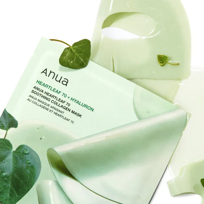 [Anua] Heartleaf 70 Soothing Collagen Mask 38g*4EA - Ballagrio