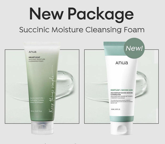 Anua Heartleaf Succinic Moisture Cleansing Foam 150Ml