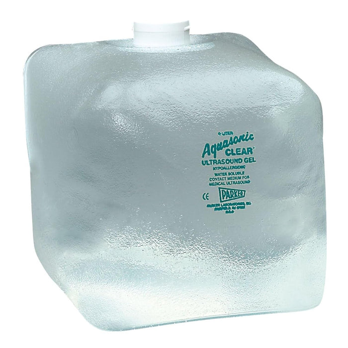Aquasonic Clear Ultrasound Gel, High Viscosity, Nonsterile, 5 Liter Jug - 03-54-Case - LL Medico