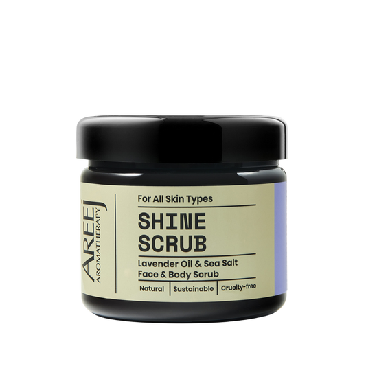 Areej Aromatherapy Shine Lavander Oil & Sea Salt Foot&Body Scrub 200g