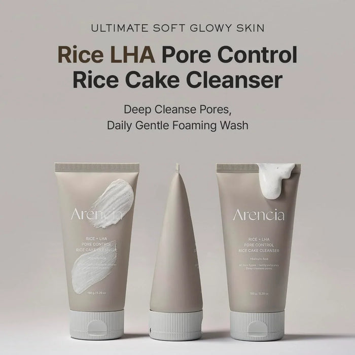 [Arencia] Rice + LHA Pore Control Rice Cake Cleanser 150ml - Ballagrio