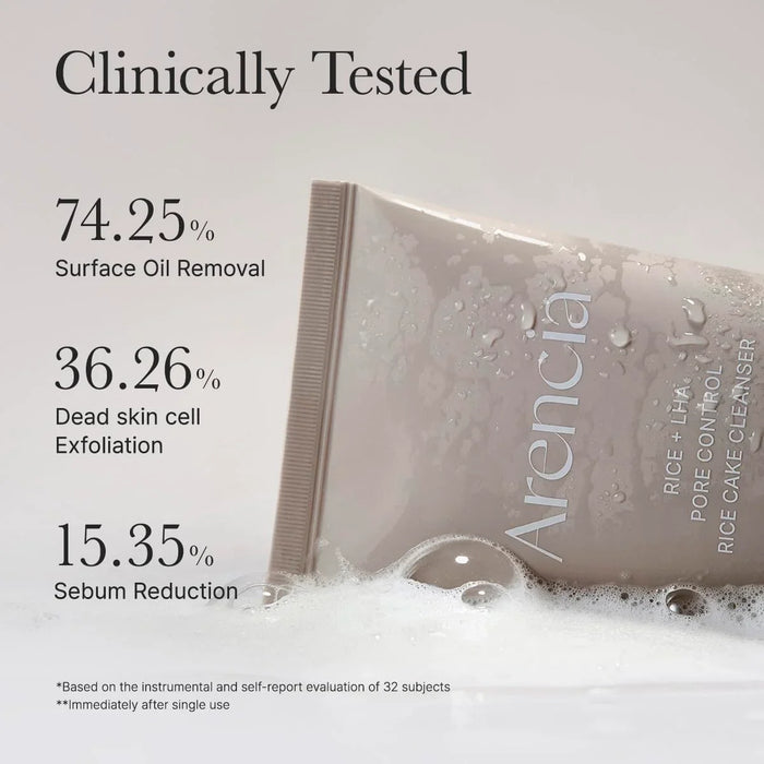 [Arencia] Rice + LHA Pore Control Rice Cake Cleanser 150ml - Ballagrio