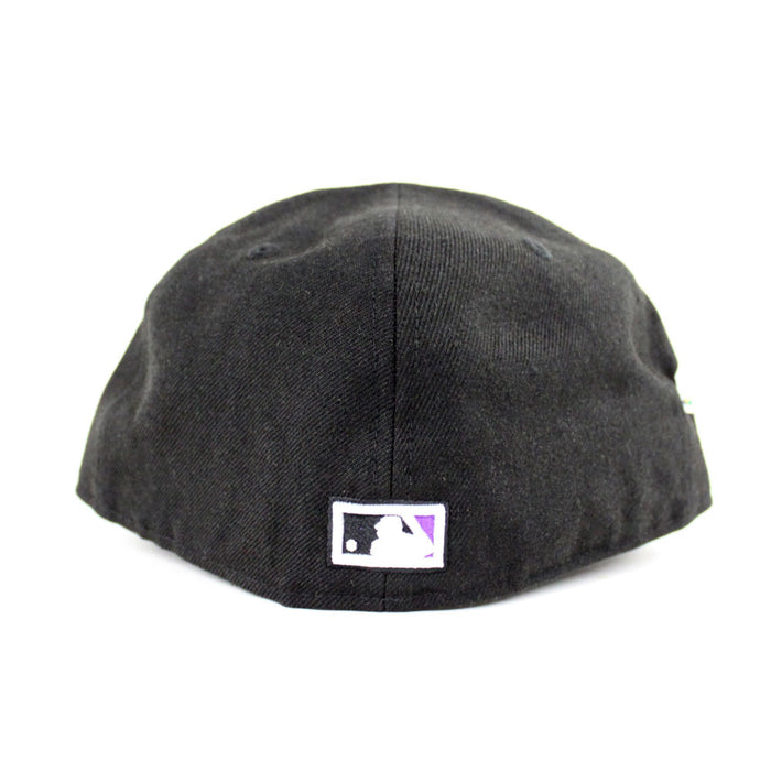 Arizona Diamondbacks 2001 World Series New Era 59Fifty Fitted Hat (Bright Purple Under Brim)