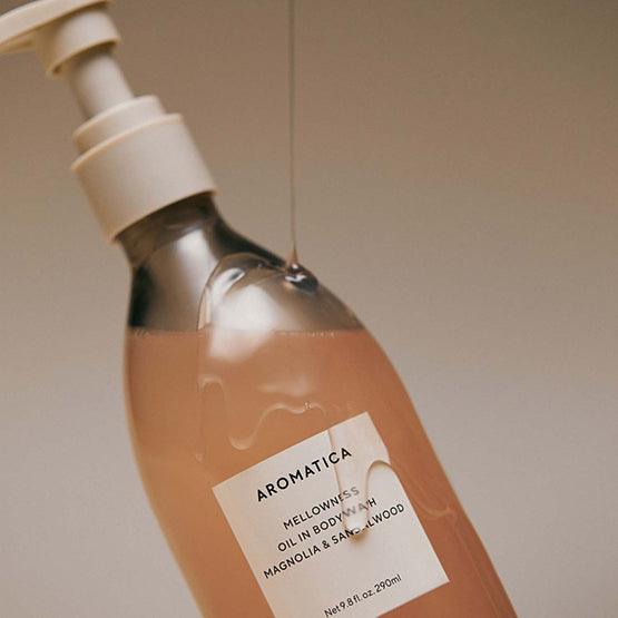[AROMATICA] Mellowness Oil in Body Wash Magnolia & Sandalwood 290ml - Ballagrio