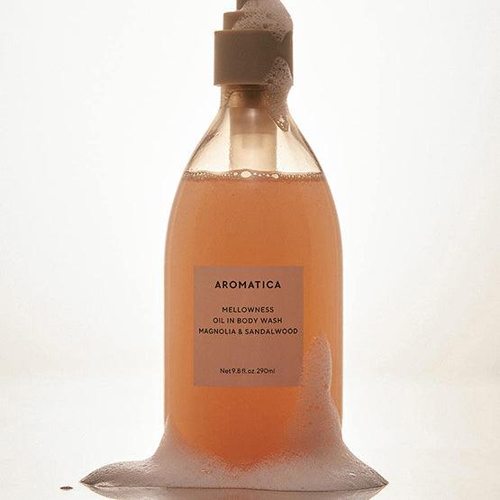 [AROMATICA] Mellowness Oil in Body Wash Magnolia & Sandalwood 290ml - Ballagrio