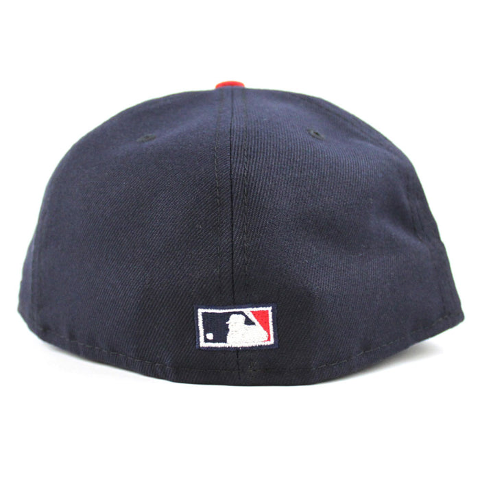Atlanta Braves 1995 World Series New Era 59Fifty Fitted Hat (Navy Red Blue Under Brim)