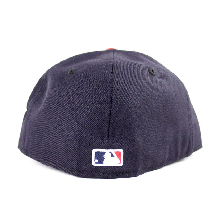 Atlanta Braves 1999 World Series New Era 59Fifty Fitted Hat (Navy Red Gray Under Brim)