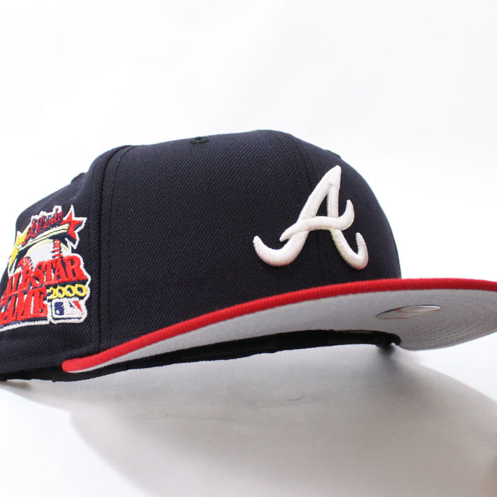 Atlanta Braves 2000 All-Star Game New Era 59Fifty Fitted Hat (Navy Red Grey Under Brim)