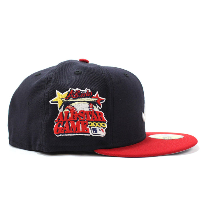 Atlanta Braves 2000 All-Star Game New Era 59Fifty Fitted Hat (Navy Red Grey Under Brim)