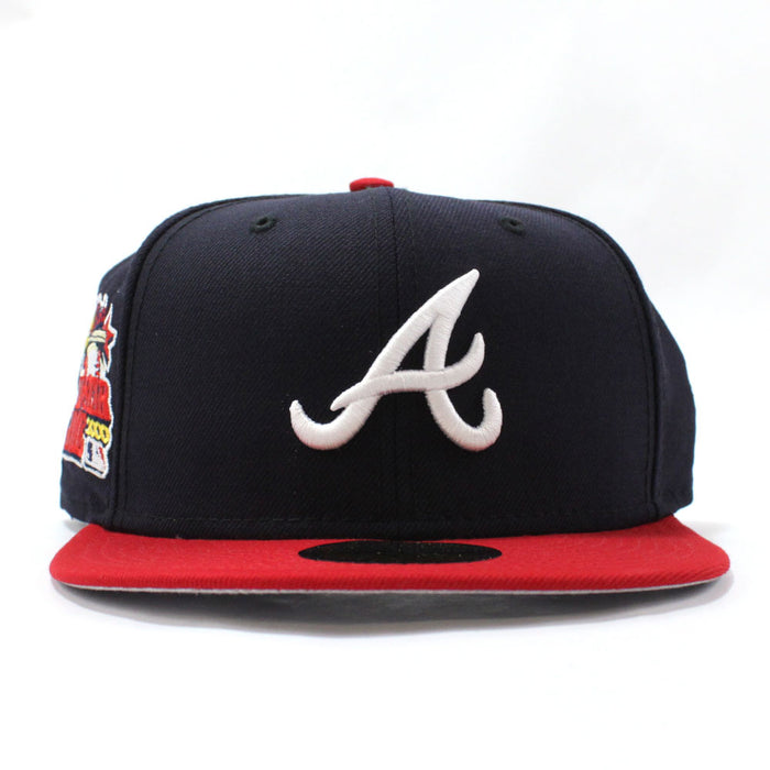 Atlanta Braves 2000 All-Star Game New Era 59Fifty Fitted Hat (Navy Red Grey Under Brim)