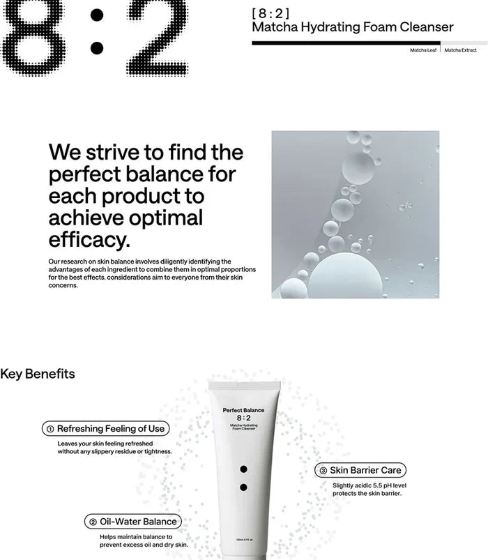B. Lab Perfect Balance Matcha Hydrating Foam Cleanser 120Ml