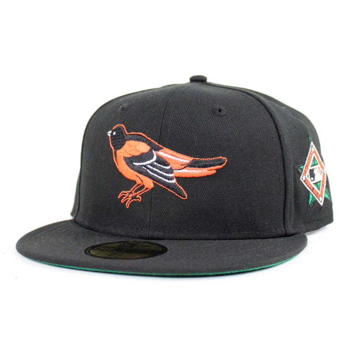 Baltimore Orioles 1993 All Stare Game New Era 59Fifty Fitted Hat (Black Orange Green Under Brim)