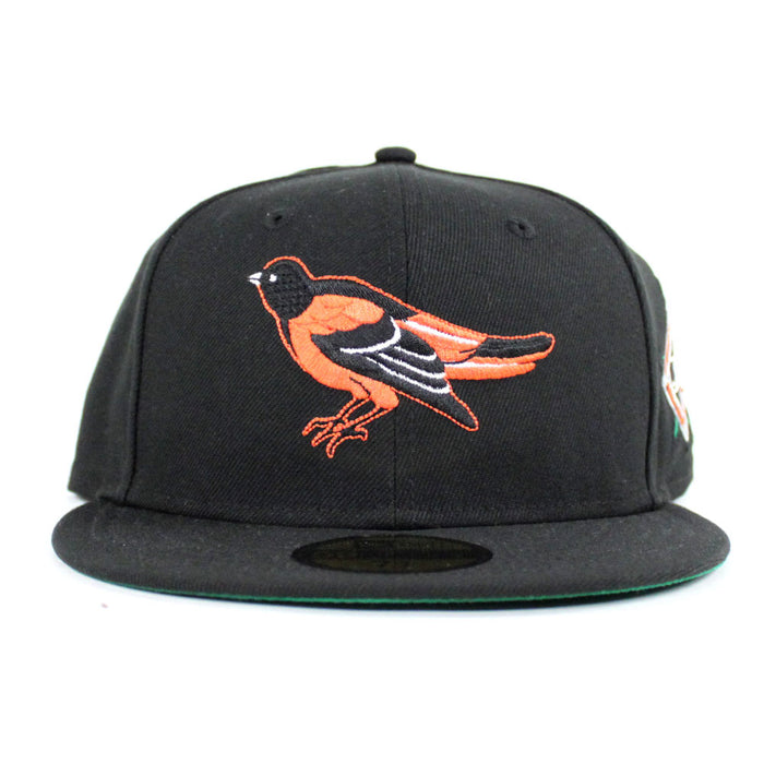 Baltimore Orioles 1993 All Stare Game New Era 59Fifty Fitted Hat (Black Orange Green Under Brim)