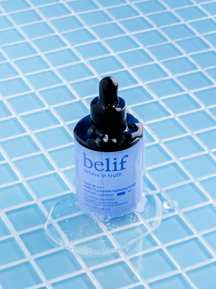 Belif Super Drops Multi-7 Hyaluronic Hydrating Serum 30ml | GlamTouch UK