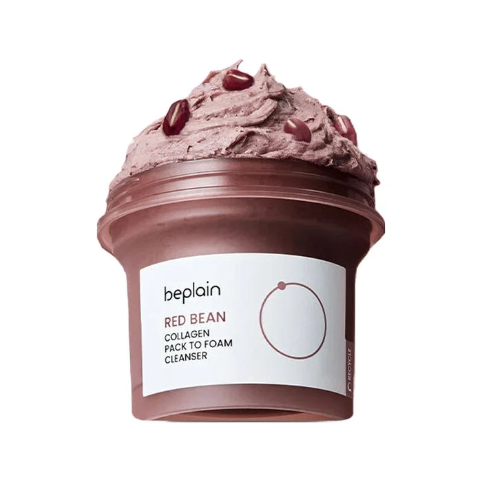 [beplain] Red Bean Collagen Pack to Foam Cleanser 100ml - Ballagrio