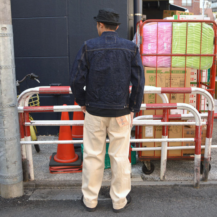 BIG JOHN "M101-66" 13oz WAIST OVERALL NATURAL
