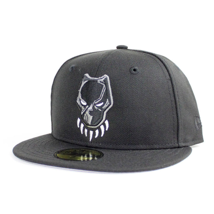 Black Panthers New Era 59Fifty Fitted Hat (Black Gray Under Brim)