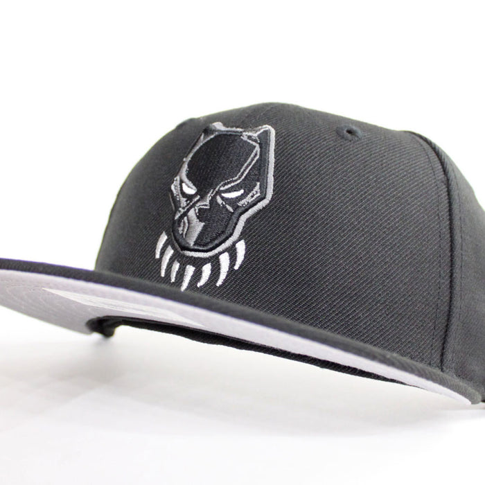 Black Panthers New Era 59Fifty Fitted Hat (Black Gray Under Brim)