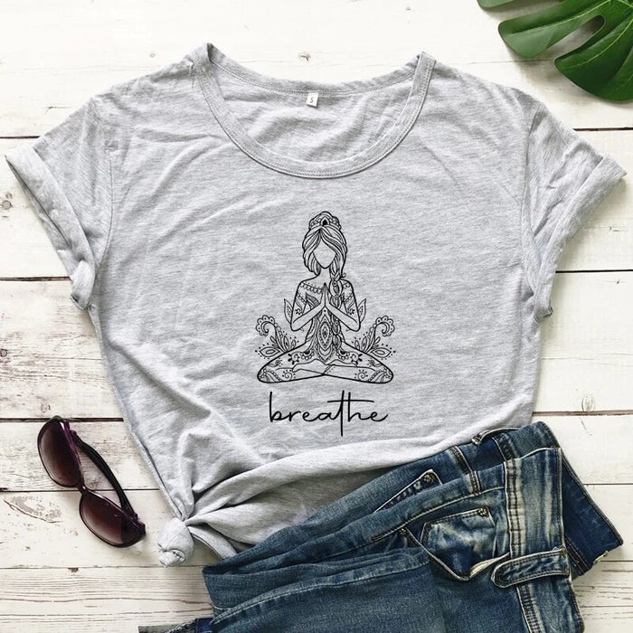 🧘‍♀️ Boho Breathe Yoga Tee