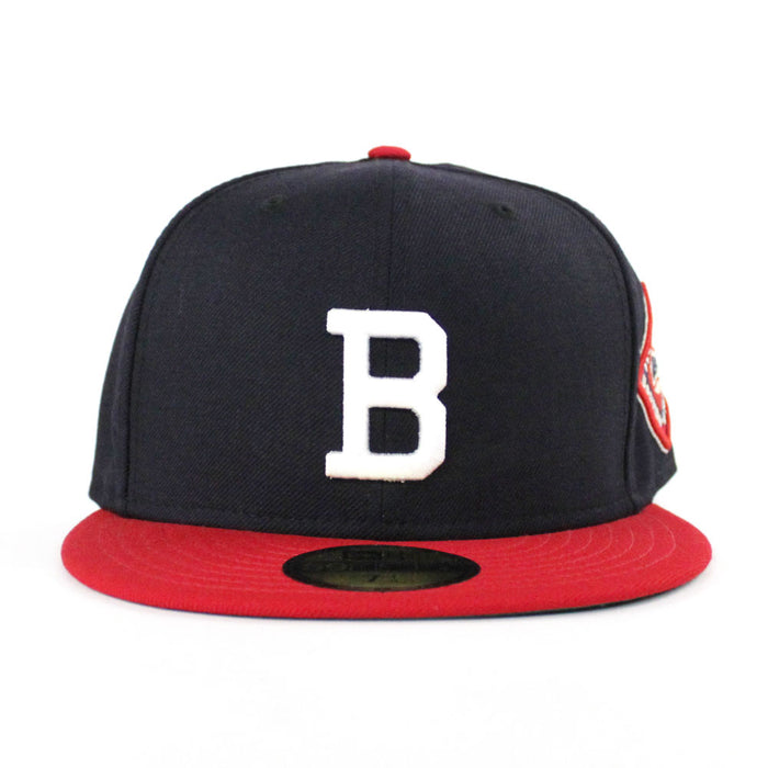 Boston Braves 1914 World Series New Era 59Fifty Fitted Hat (Navy Red Green Under Brim)
