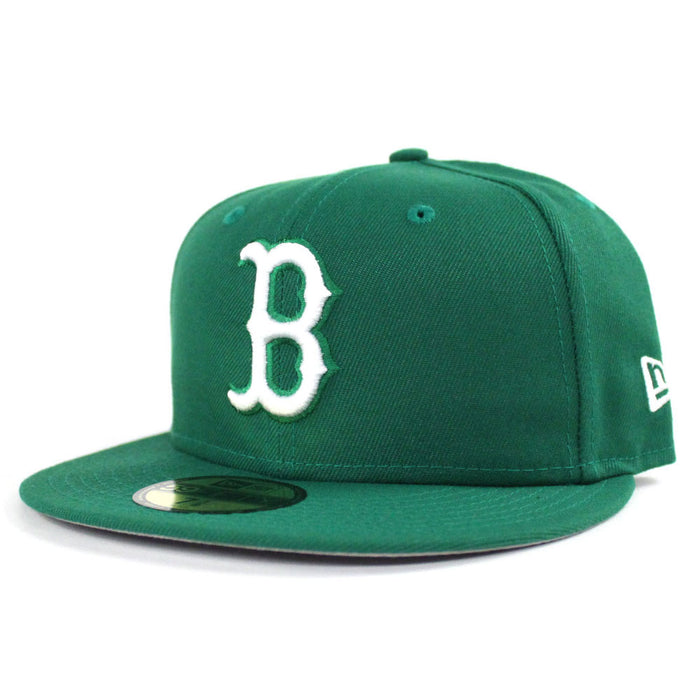 Boston Red Sox 59Fifty New Era Fitted Hat (Green Gray Under Brim)