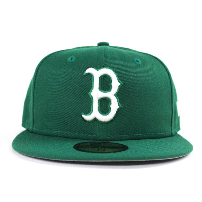 Boston Red Sox 59Fifty New Era Fitted Hat (Green Gray Under Brim)