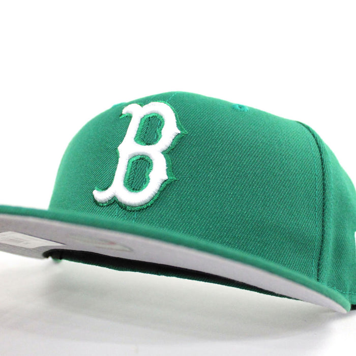 Boston Red Sox 59Fifty New Era Fitted Hat (Green Gray Under Brim)