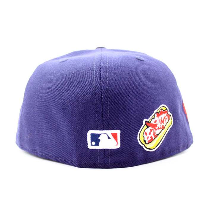 Boston Red Sox 8 WORLD SERIES CHAMPIONS New Era 59Fifty Fitted Hat (Navy Pink Under Brim)
