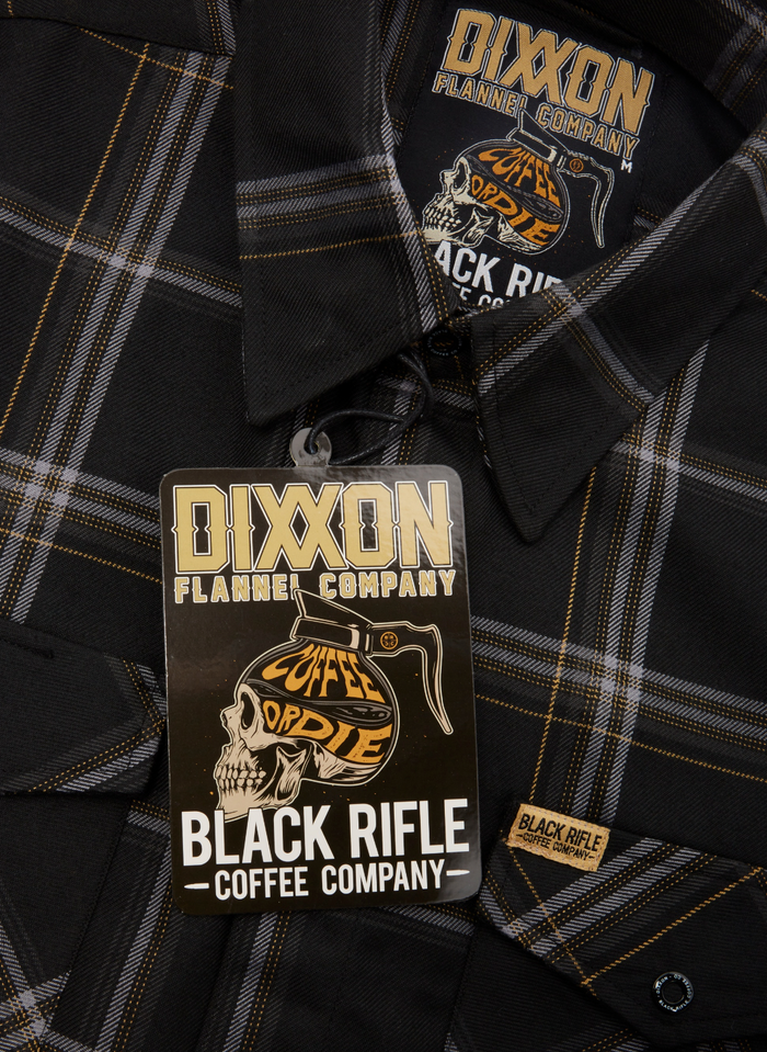 BRCC Coffee Or Die Youth Flannel